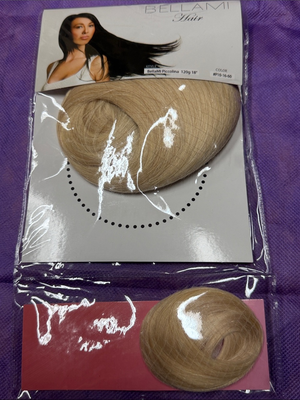 BELLAMI Butter Blonde 18 inch lace clipins
